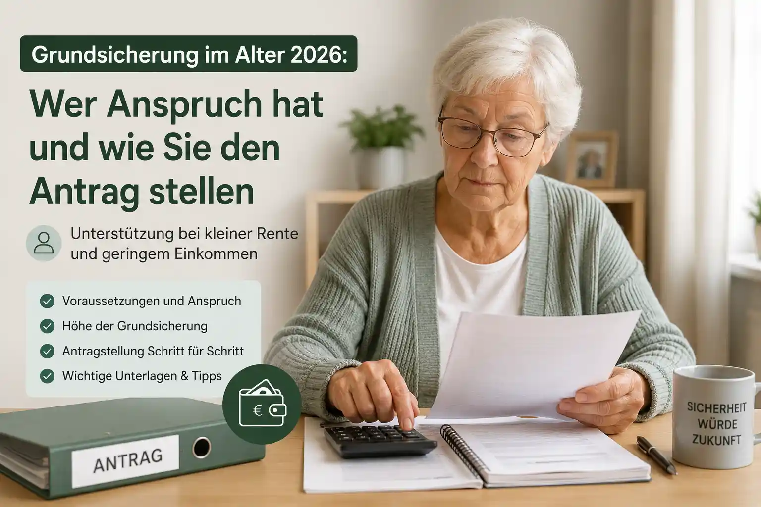 Grundsicherung im Alter 2026 Anspruch und Antrag einfach erklärt